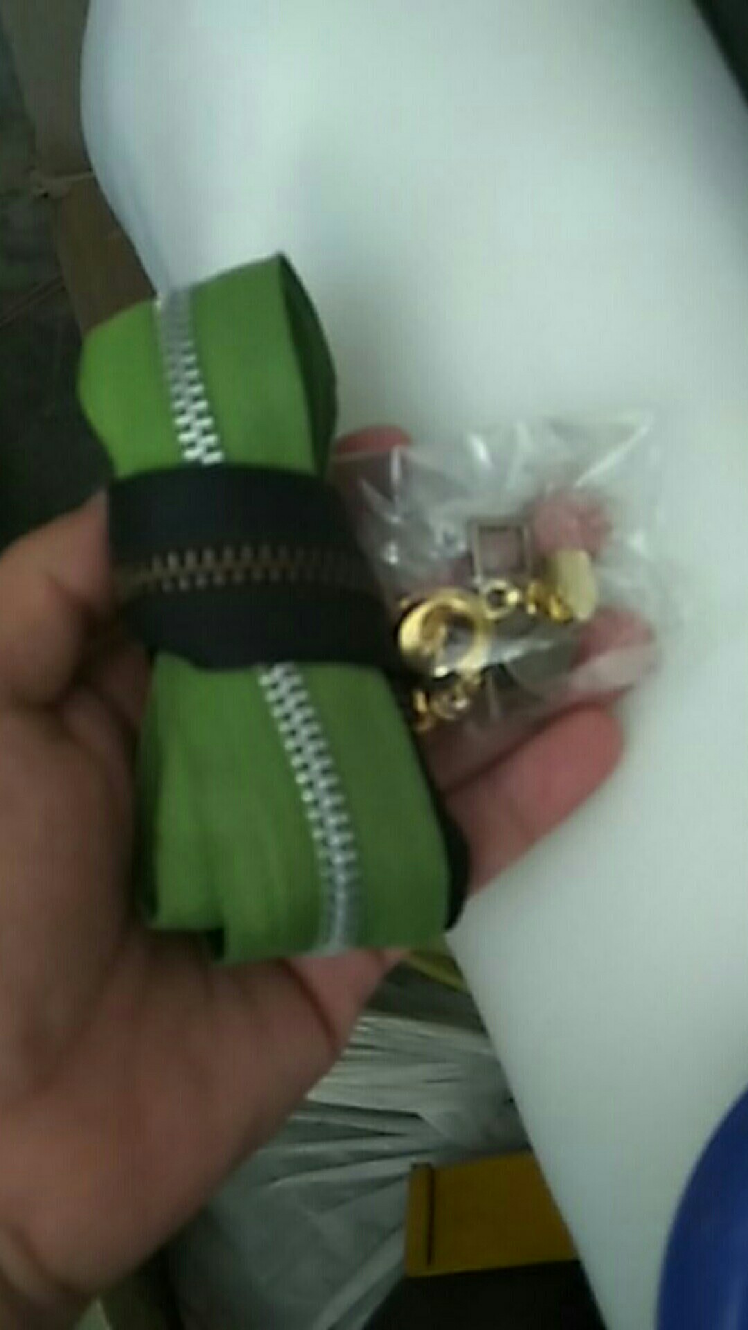 Rsl9 Resleting / Zipper Rel Besi Silver Per Meter