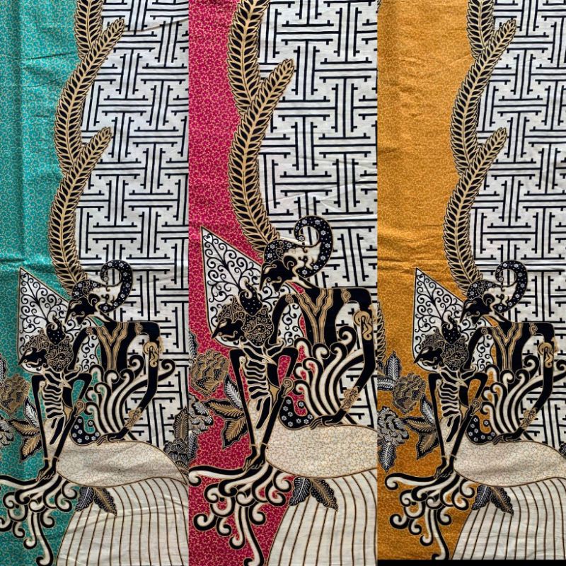 KAIN BATIK PRINTING MOTIF PAGAR WAYANG