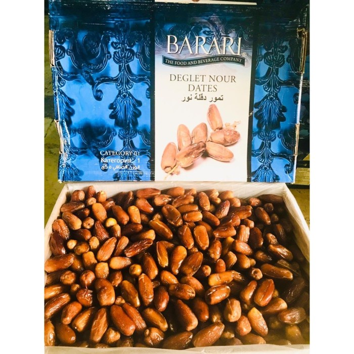 

Kurma Madu Barari Deglet Nour 5kg Permium Kurma Madu