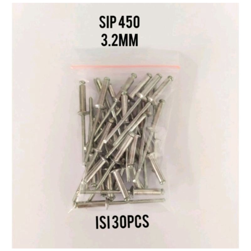 SIP BLAND 450-550-640 / BLIND RIVET / PAKU RIVET BERKUALITAS / HARGA 1PAK