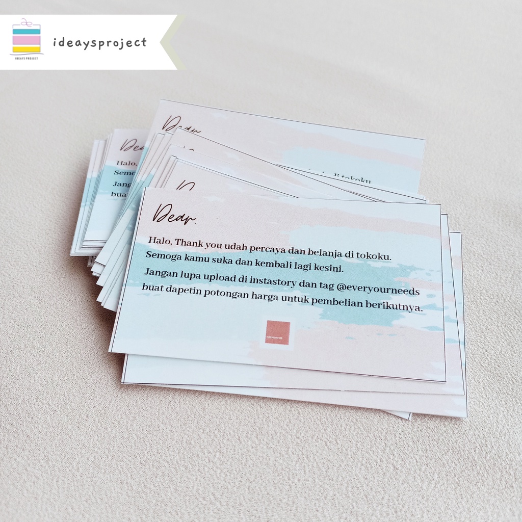 

Cetak Print Kartu Nama/Tag Merk Produk Murah