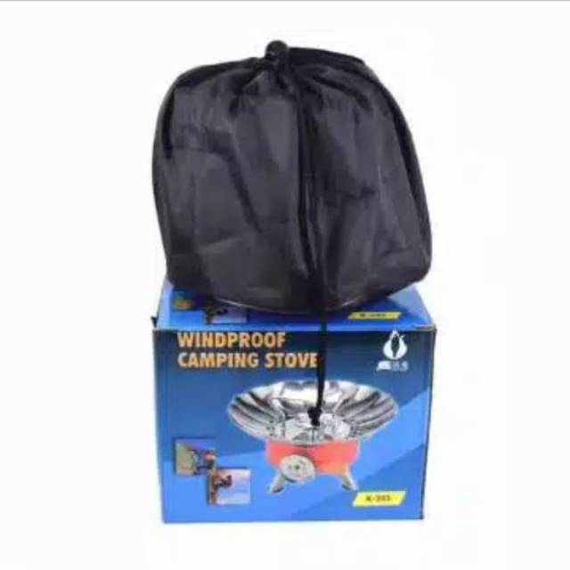 Alat Masak Kompor Kemping Anti Angin Gunung. Camping Stove Windproof KOVAR K-203 Outdor Kompor Bunga