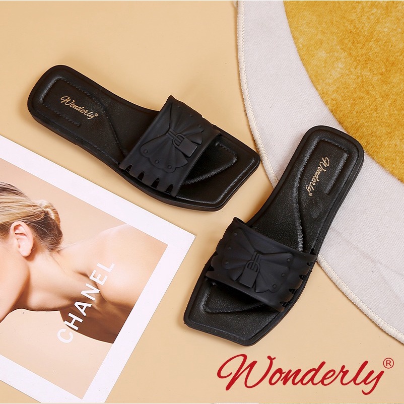 Sendal Jelly Sandal Wanita Rumahan Sandal Selop | D-3012-1