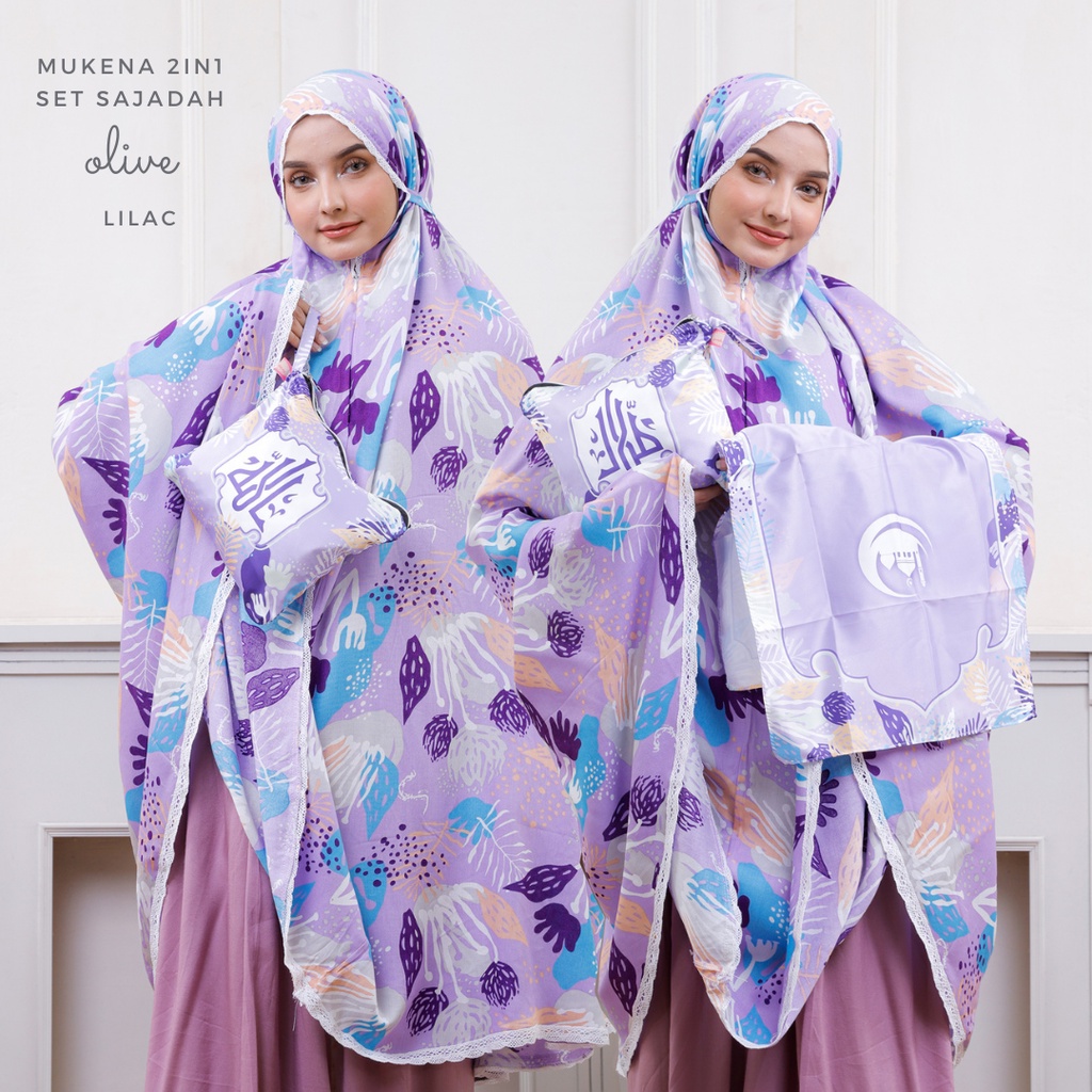 Mukena 2in1 Set Sajadah Olive