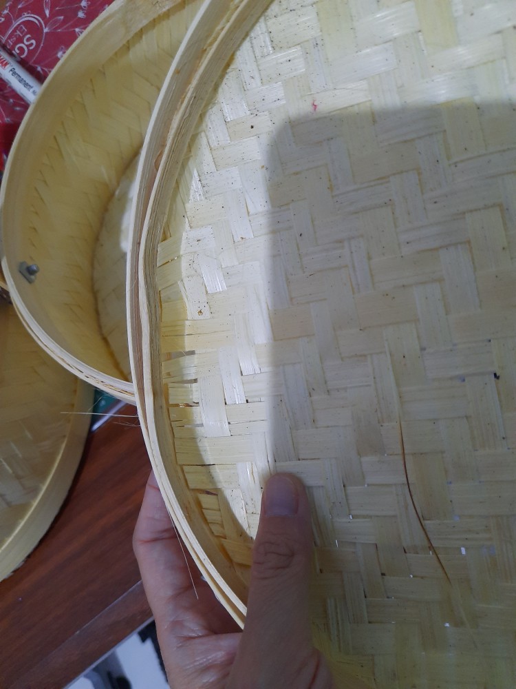 Rantang Bambu Susun 1 Diameter 25 Cm