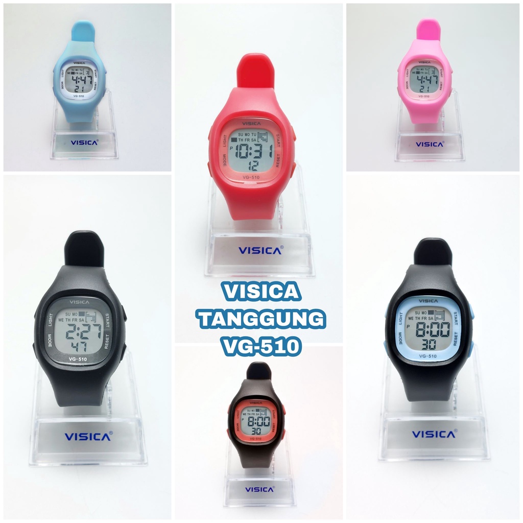 [FREE BOX] VISICA Jam Tangan Digital Anti Air | Jam Tangan Unisex VG-510