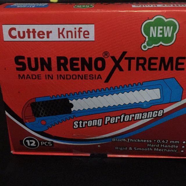 

Pisau Cutter Sun Reno Xtreme
