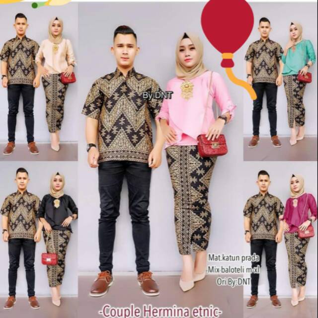 GROSIR BATIK COUPLE HERMINA ETNIC