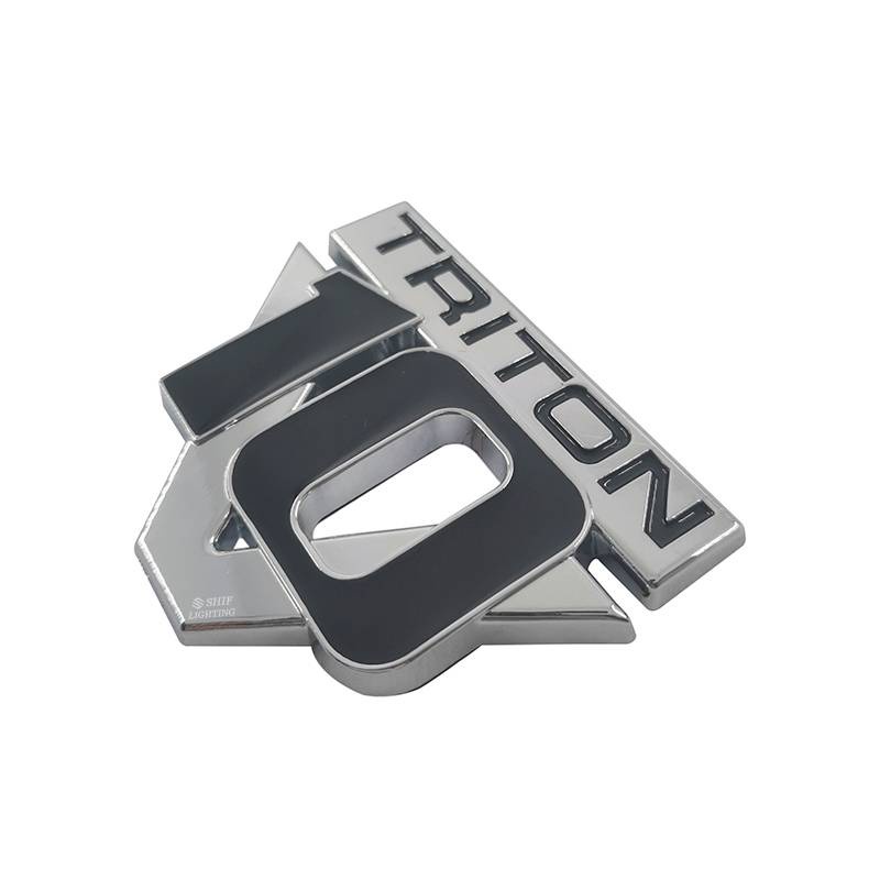 1 x Metal TRITON V10 Logo Car Auto Rear Decorative Emblem Badge Sticker Decal TRITON