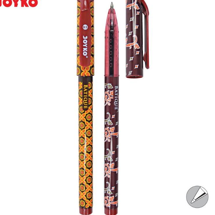 

Spesial Terbaru Pulpen Batik Gel Joyko GP-181 (LUSIN)