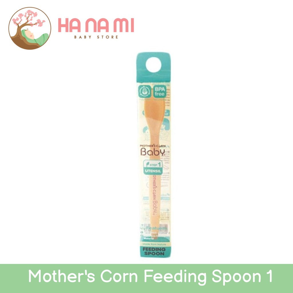 Mothers Corn Feeding Spoon Step 1 - Sendok Makan Bayi BPA Free