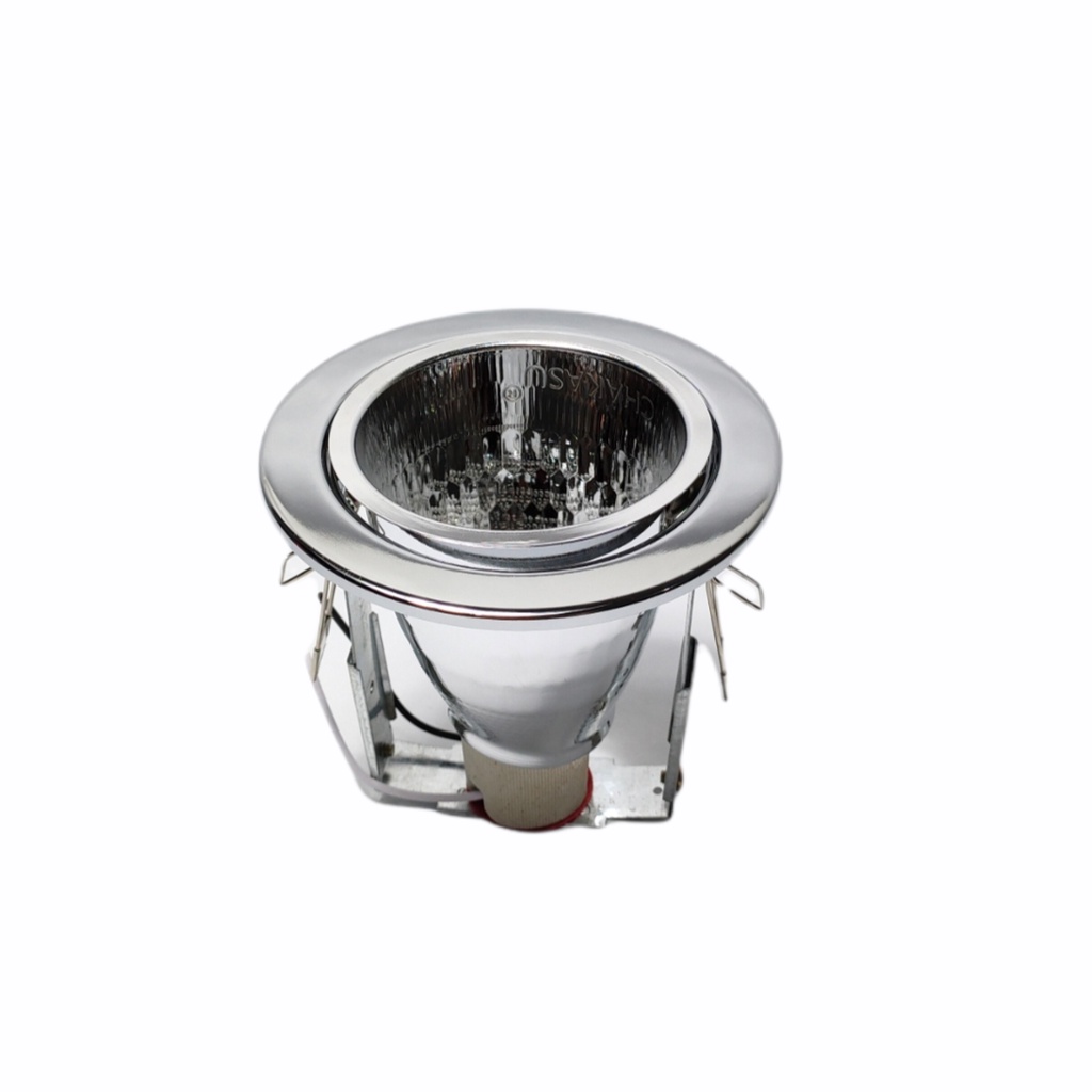 Chakasu Fiting Lampu Downlight 3.5 inchs - Warna Perak
