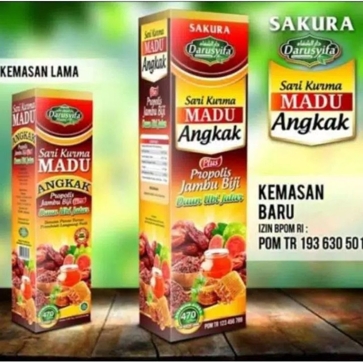 

SARI KURMA MADU ANGKAK DARUSYIFA Plus Propolis Jambu Biji Daun Ubi