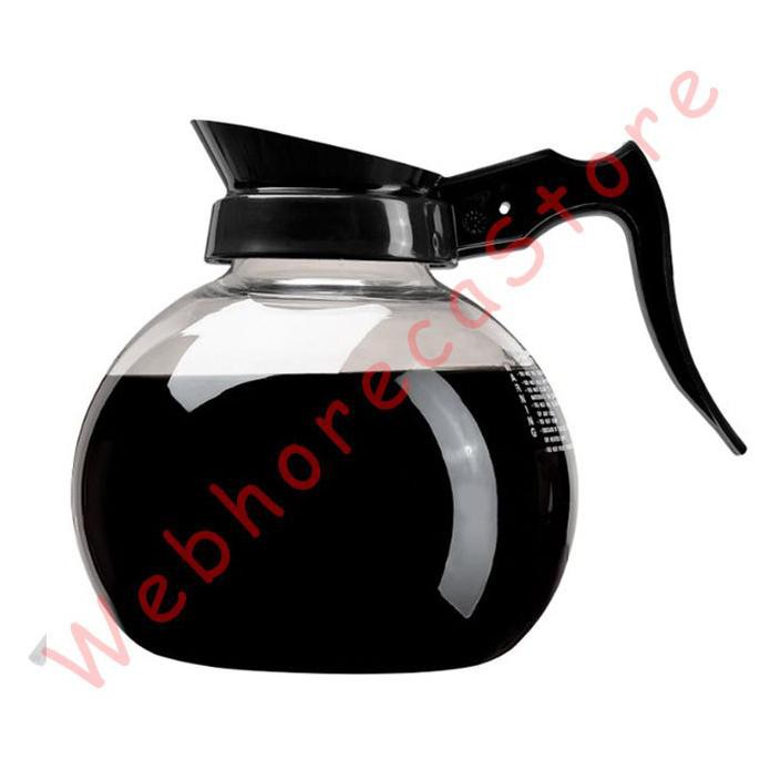 Curtis Coffee Glass Decanter 1.8Lt / Teko Pemanas Kopi - Hitam Non Logo