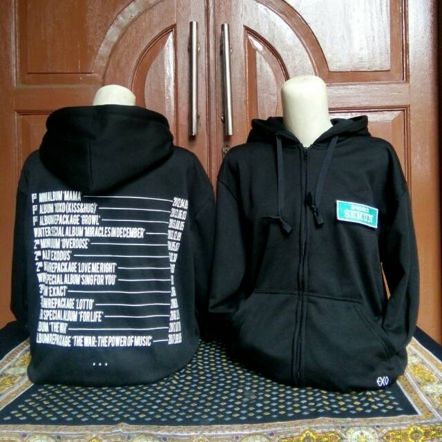 JAKET / HOODIE EXO ELYXION MEMBER - SEHUN
