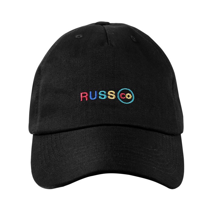 Topi Pria Russ Cap Rainbow Cap Black(H1U3) Topi Distro Original 100% Topi Distro Pria REAL PICT Topi