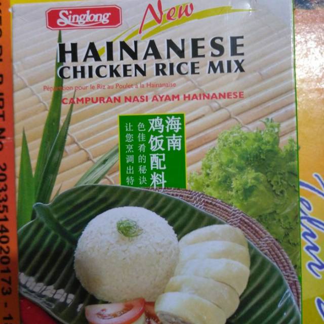 

Bumbu nasi hainam singlong 90g/hainannese chicken rice mix BY MDS