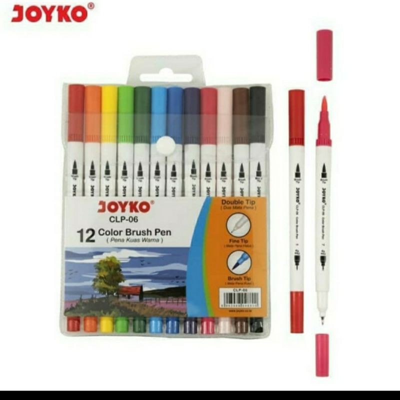 

brush pen JOYKO 12 warna