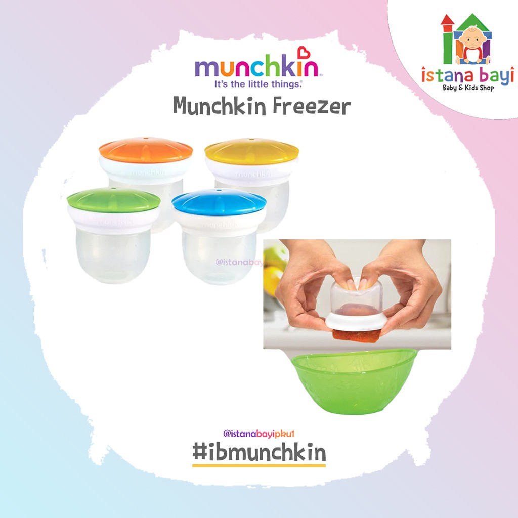 Munchkin Fresh Food Freezer Cups - Tempat Penyimpanan Makanan