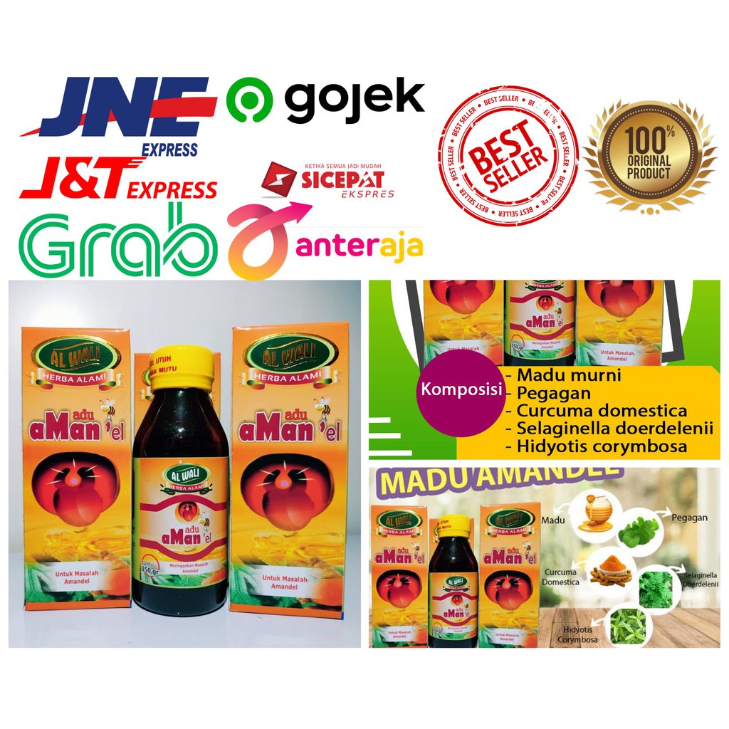 Madu Amandel Radang Amandel Al Waliy Alwaliy