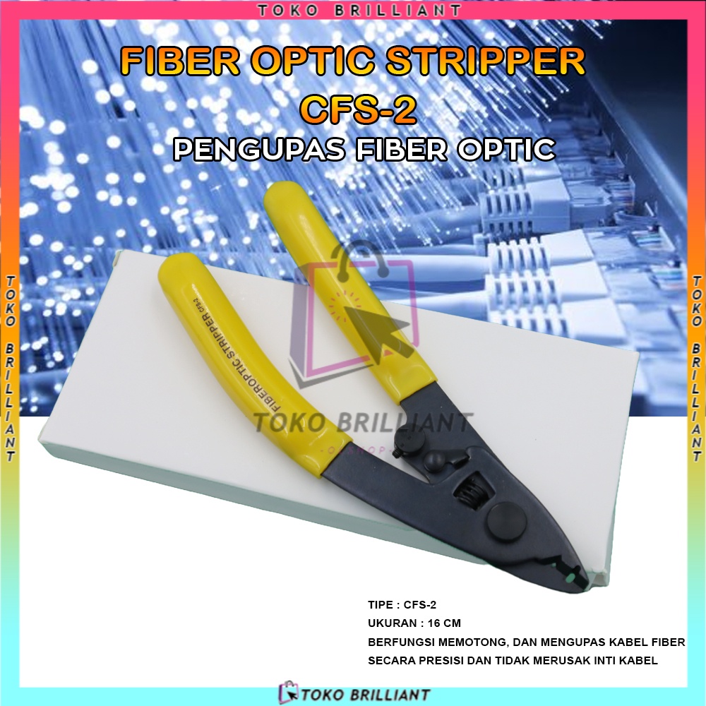 [BISA BAYAR DITEMPAT] Fiber optik stripper CFS3 / CFS2  /tang striper alat kupas kabel