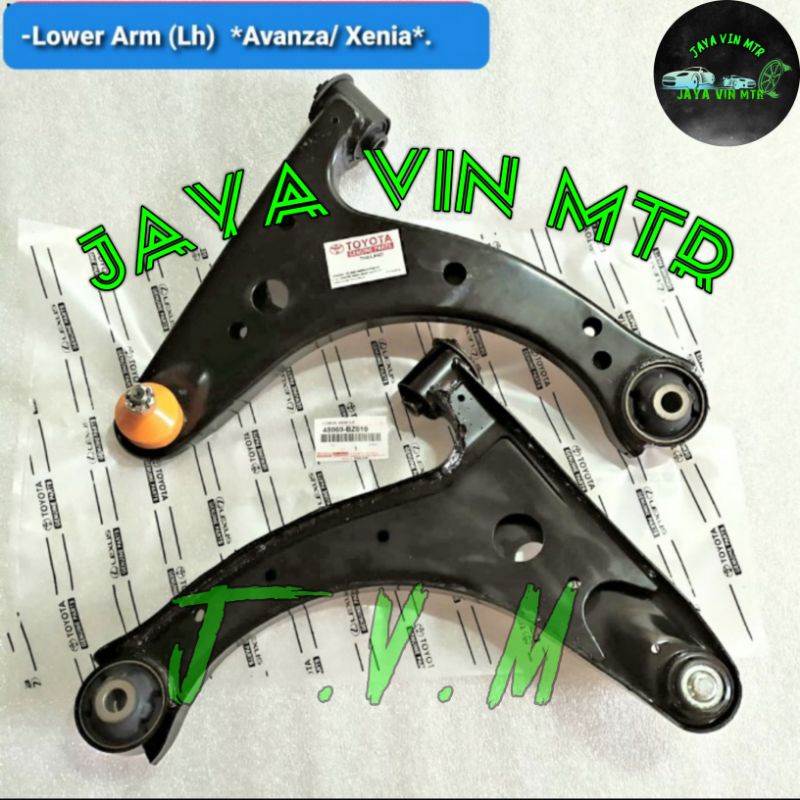 lower arm low arm sayap bawah komplit Avanza Xenia 2004 2005 2006 2007 2008 2009 2010 2011 kiri LH o