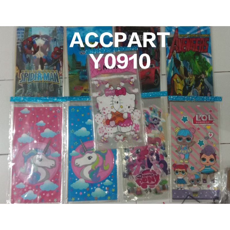 Plastik Snack Karakter / Plastik Ulang Tahun / Goodie Bag / Plastik Bingkisan Ulang Tahun