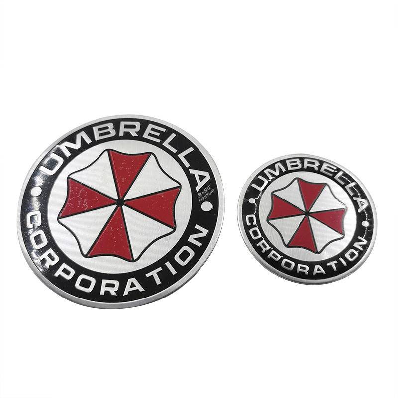 1pc Stiker Emblem Logo Umbrella Corporation Bahan Aluminum Untuk Dekorasi Mobil