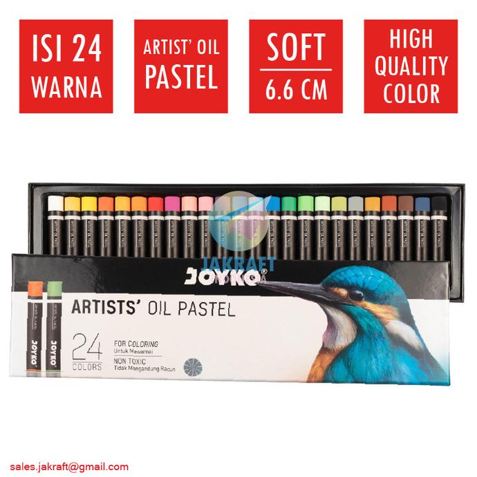 

PERALATAN MENGGAMBAR KRAYON ARTIST OIL PASTEL 24 WARNA JOYKO OP-24ART PROFESSIONAL CRAYON PERALATAN