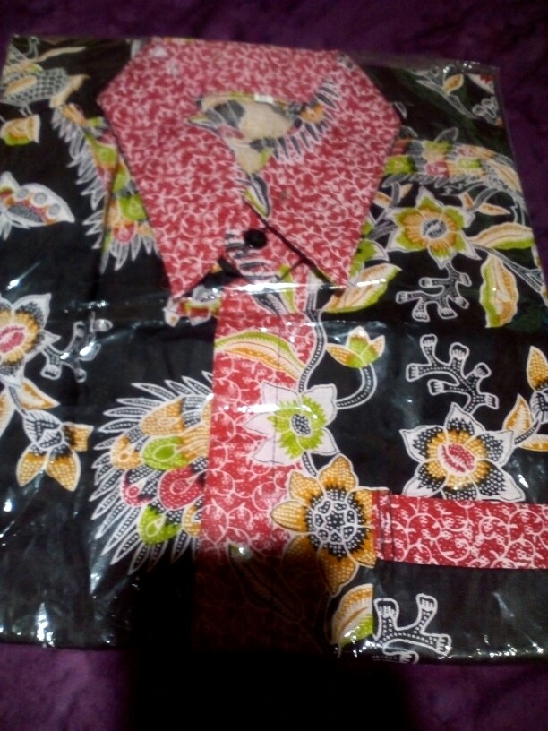 Bswart Batik Hrb026 Kenongo Hem Pendek Padi Pekalongan M L Xl Batik Pria Murah Modern