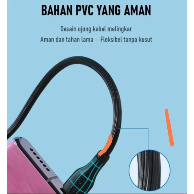 (20 Pcs) Robot RT-TC100 2.4A Kable Data Type C