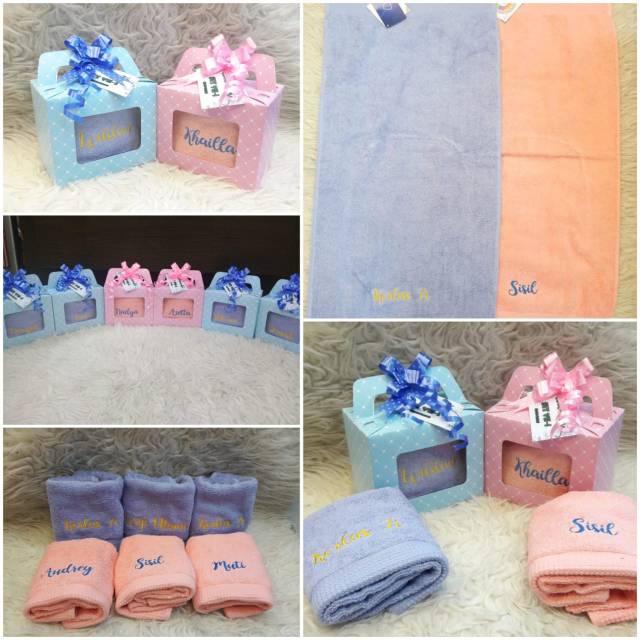 souvenir handuk terry palmer bordir