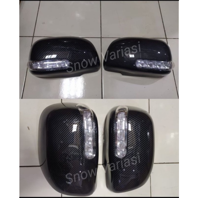 Cover Spion Lampu LED Innova Lama 2004 2008 2010 2011 Carbon