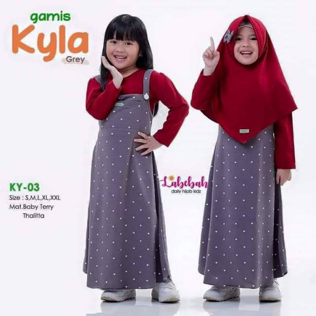 Gamis anak model overal