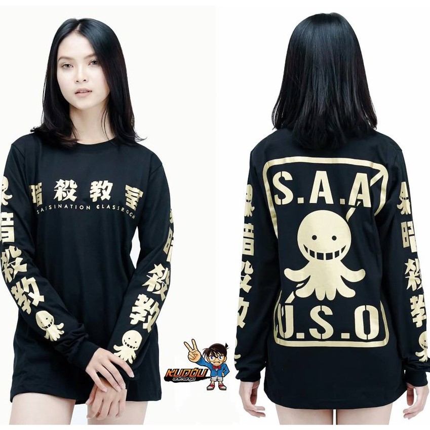 Longsleeve Koro Sensei Gold Assassination Classroom