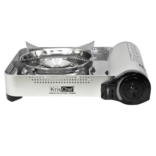 Krischef Kompor Gas Portable Aluminium - Silver