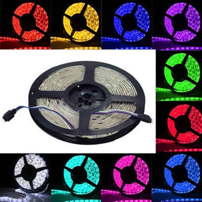 Led Strip RGB 5050 12V Waterproof 300Led 5Meter 1roll Outdoor IP44