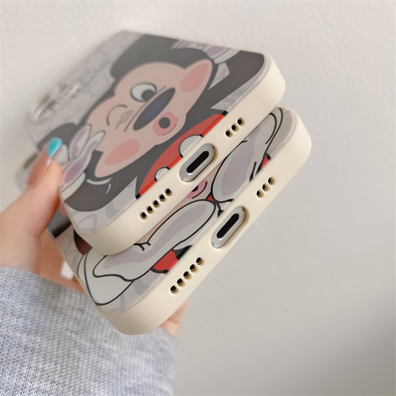 Mickey Minnie casing iPhone 12 pro max 11 pro max Xs max XR 7/8/se2020 7plus/8plus 6/6s plus Disney soft case anti-drop capa para iphone