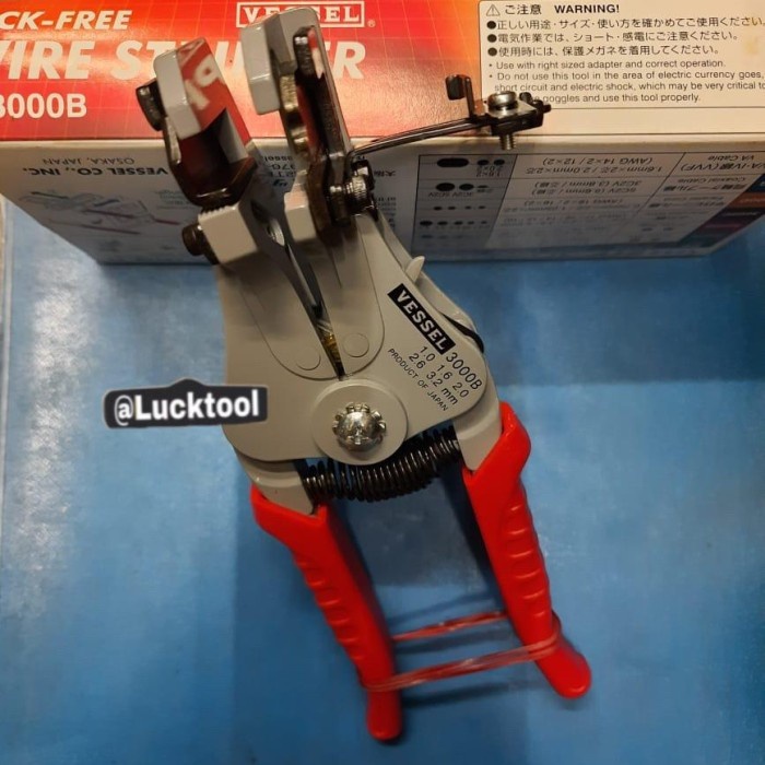 Vessel 3000B Tang Kupas Kabel - Wire Stripper