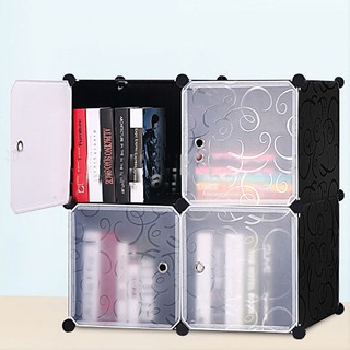  Lemari  Plastik Cabinet Baju Pakaian  Portable 4 Susun P44 