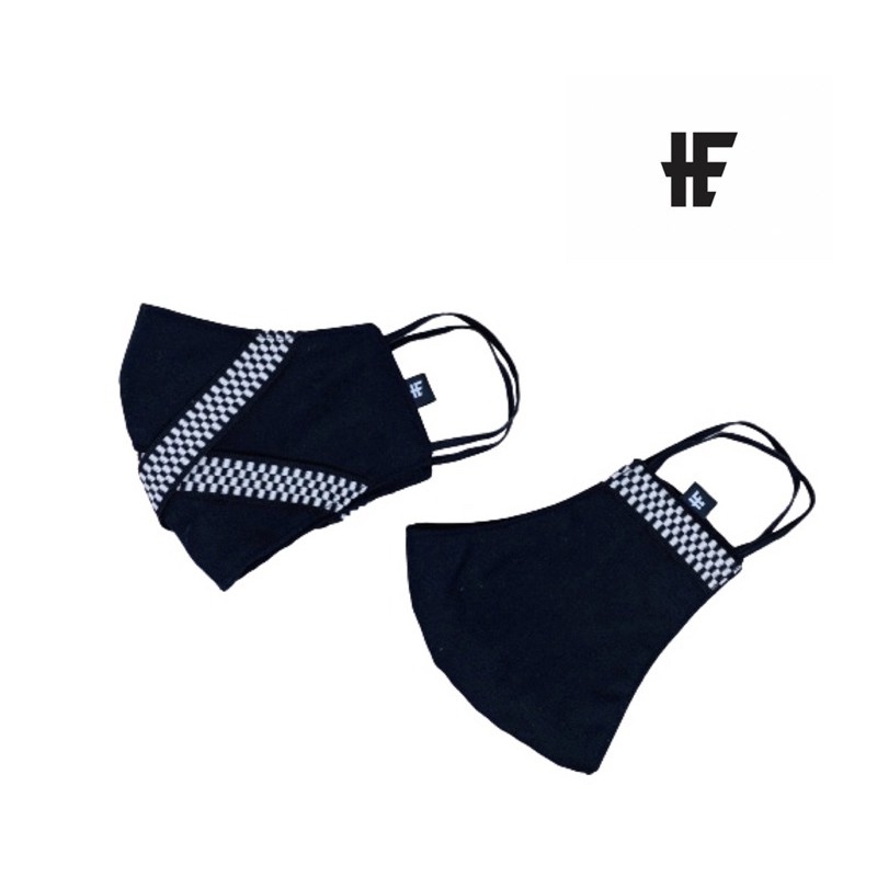 masker checker board / masker catur dewasa 3 ply