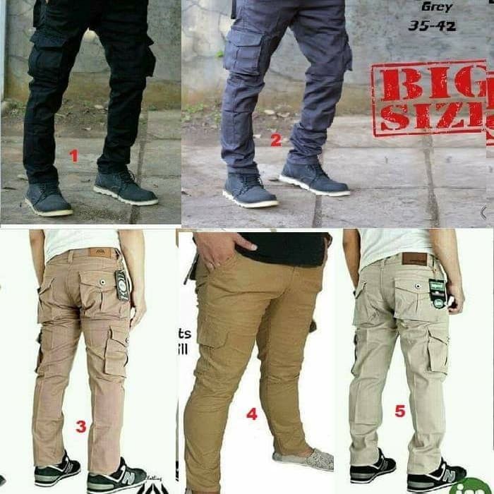 Celana Pendek Cargo Kempol Pendek Army Hitam Metal Punk Prapatan Rebel E1Q6  CELANA CARGO PANJAN