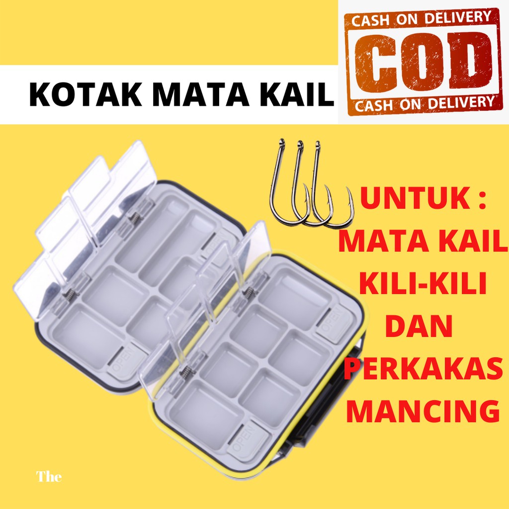 Box Tempat Mata kail - Kotak Mata kail Pancing