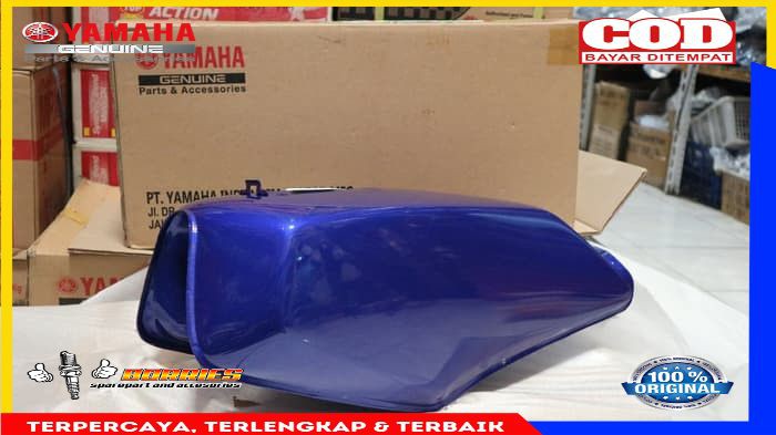TANGKI BENSIN RX KING BIRU POLOS 29N-F4110-00-P2 ORI YAMAHA