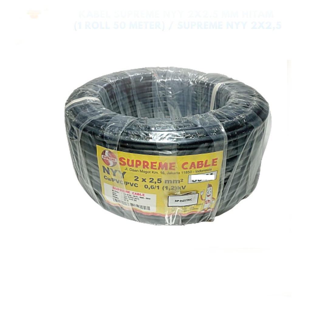 KABEL TUNGGAL NYY SUPREME 2X2,5 ROLL 100M