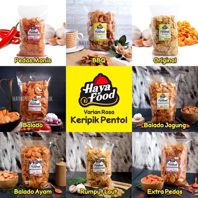 

Kripik Pentol HAYA FOOD 500gr