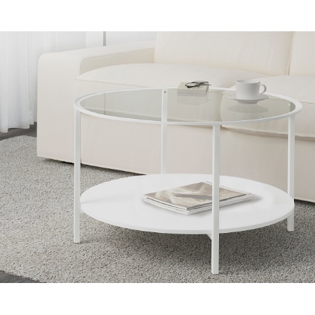 Meja Kaca Bulat Jisvo