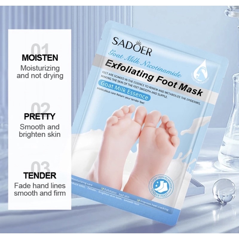 SADOER EXFLOLIATING FOOT MASK