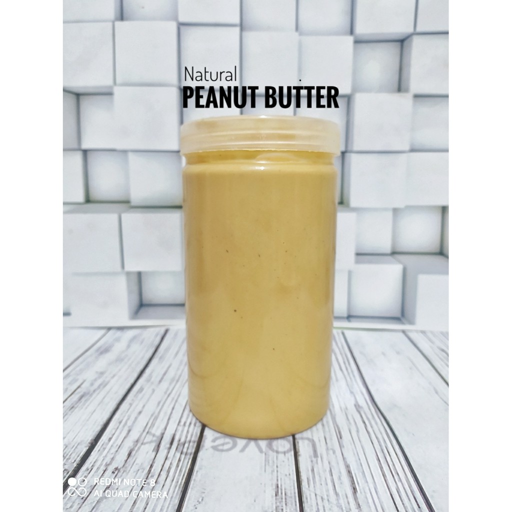 Natural Peanut Butter 1kg - Creamy / Crunchy, Selai Kacang Tanah