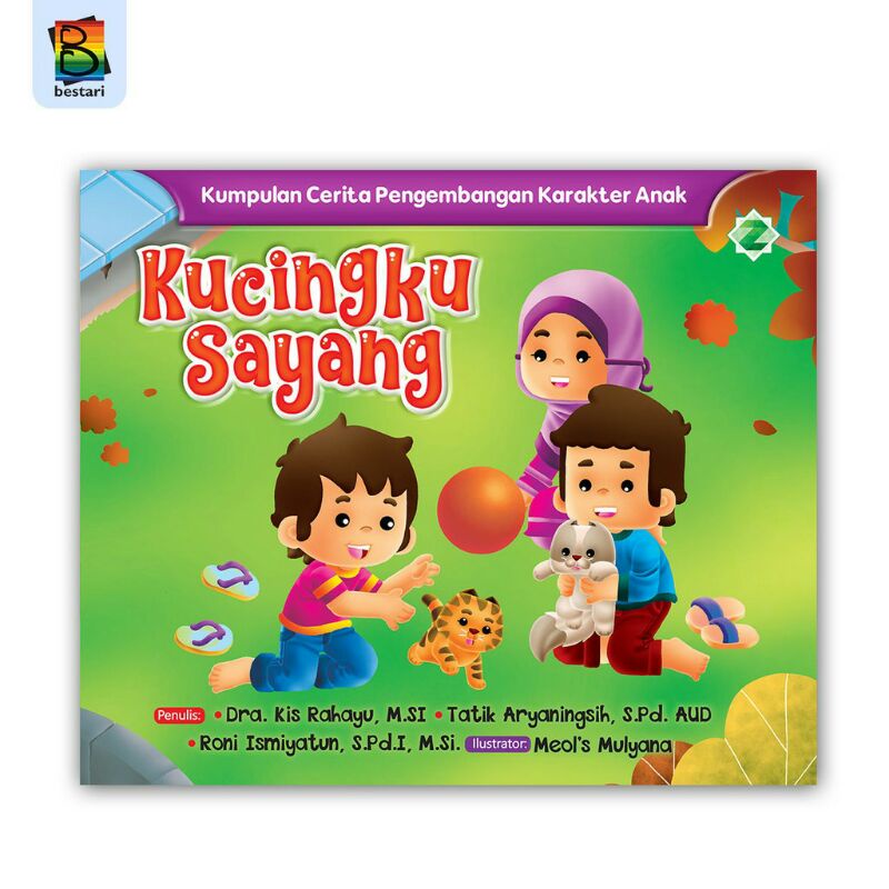Buku Cerita Anak - Cerita Bergambat - Kucingku sayang